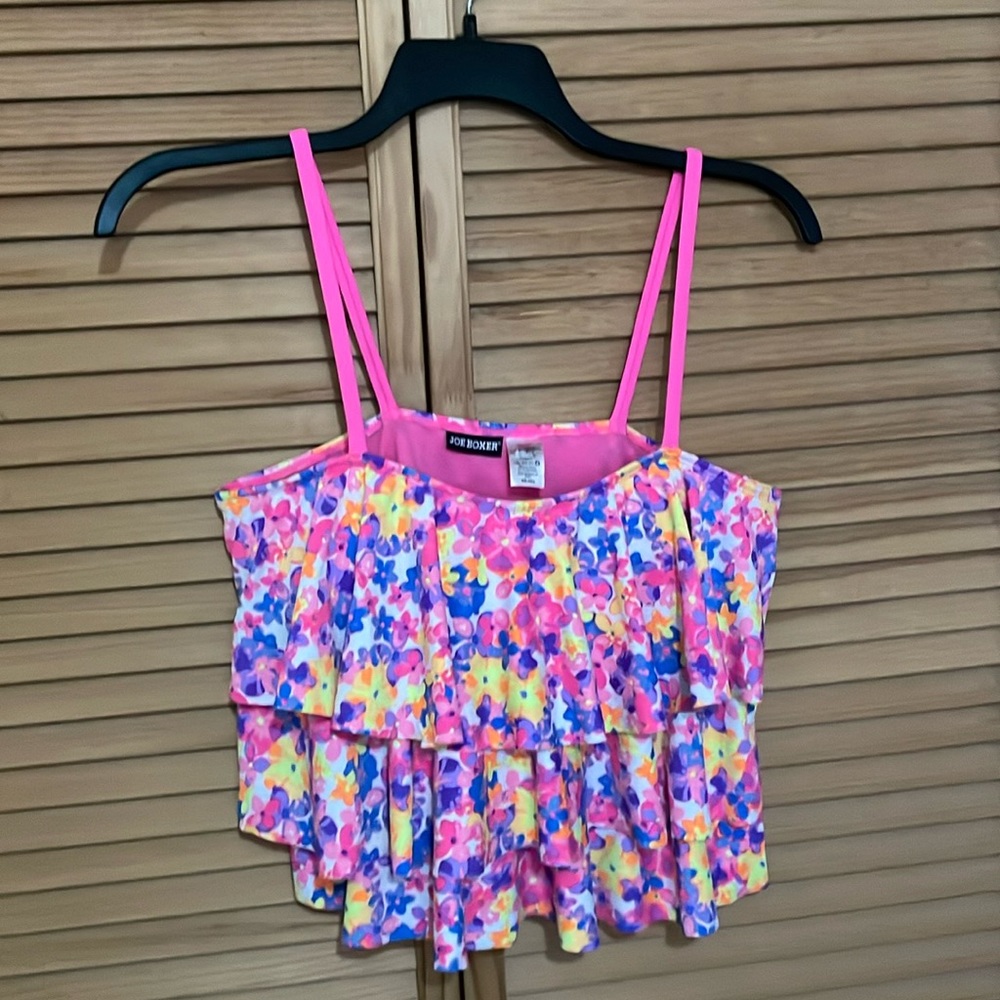 Plus size Floral swimsuit top